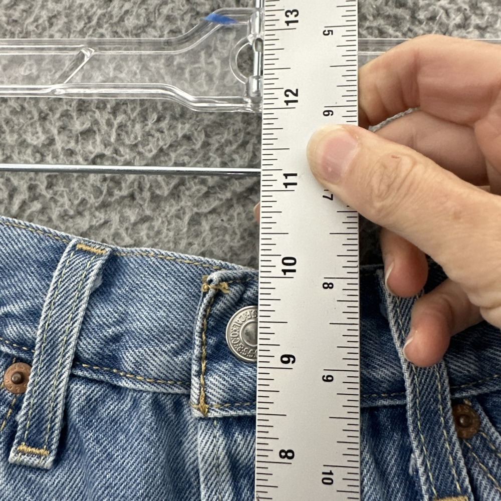 Levi's 501 Original Fit High Rise Denim Jean 2" Shorts Festival Cut Off Women 25 - Picture 8 of 9